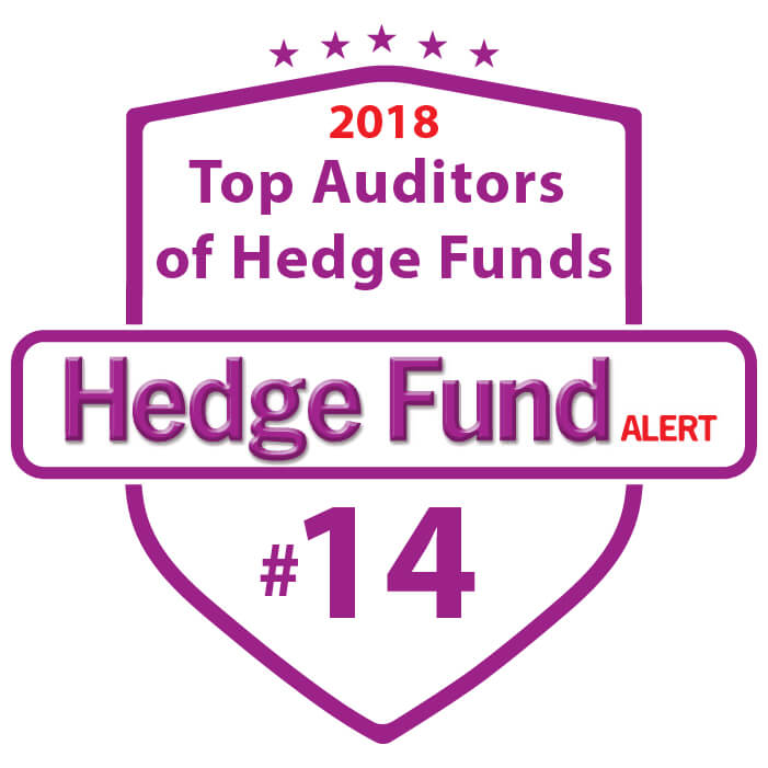 Hedge Fund Alert recognized us as #14 on their list of top hedge fund auditors in 2018, up 4 spots from the previous year.