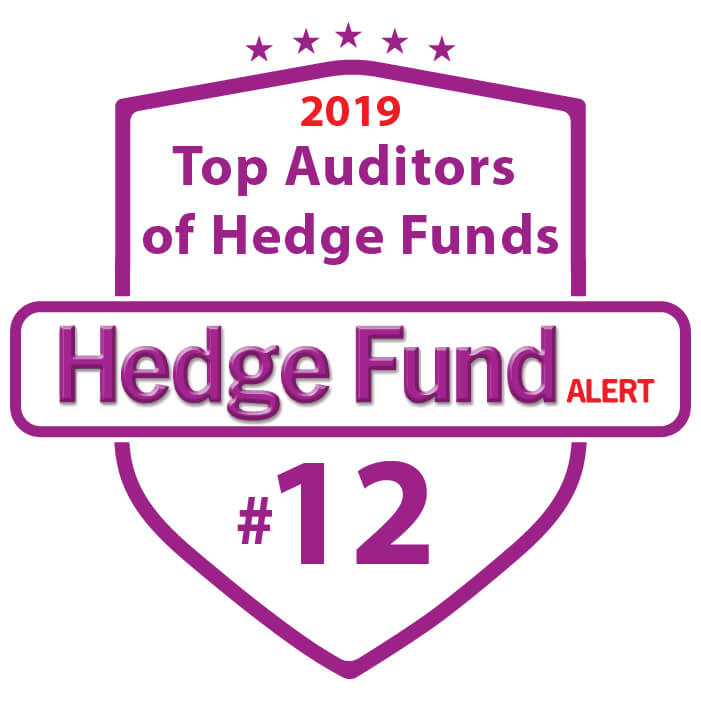 Hedge Fund Alert recognized us as #12 on their list of top hedge fund auditors in 2019, up 2 spots from the previous year.