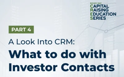 What to Do With Investor Contacts: A Look Into CRM