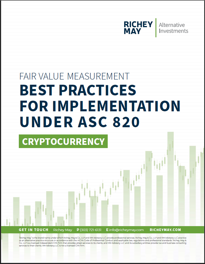 Guide: Cryptocurrency Fair Value Best Practices Under ASC 820
