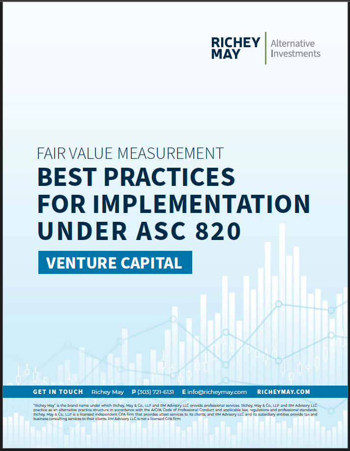 Guide: Venture Capital Fair Value Best Practices Under ASC 820